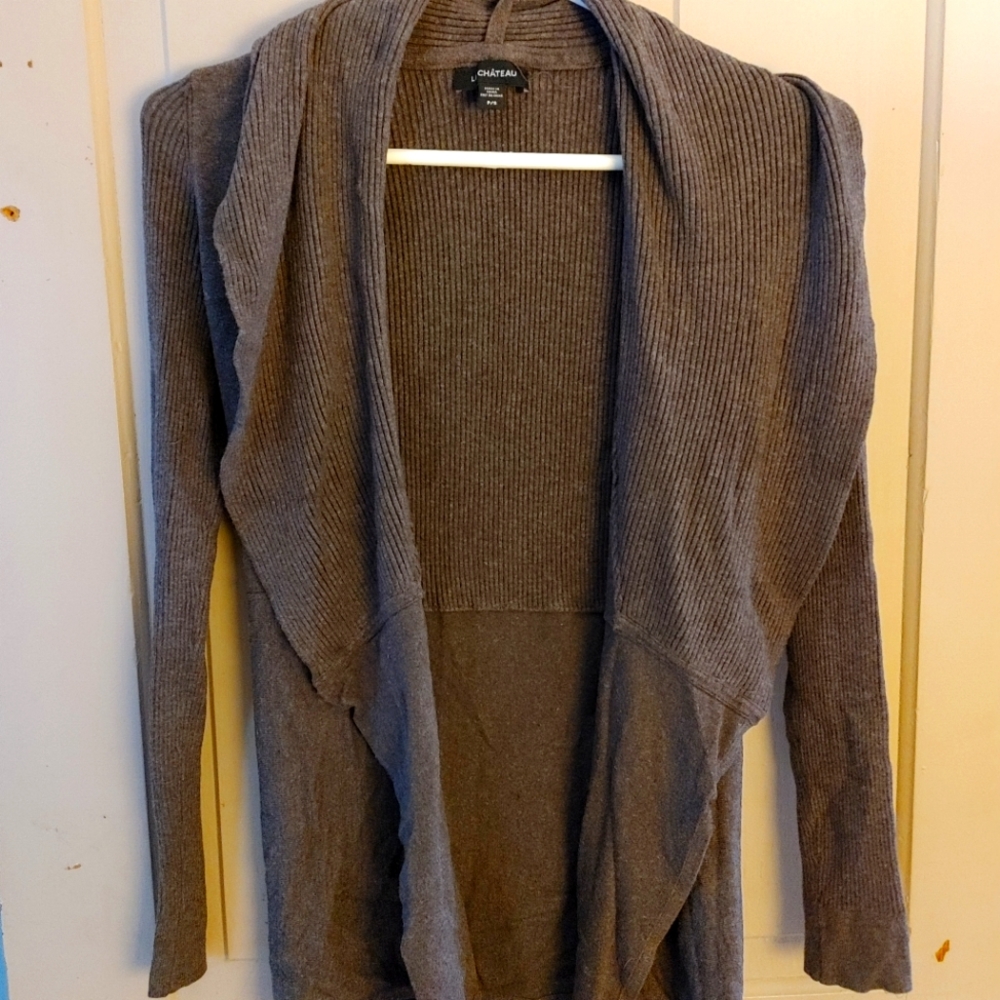 3/$20 le Chateau brown cardigan